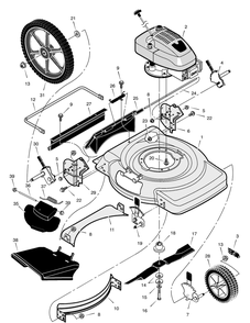 Part Location Diagram of 1101130 Murray Door, Rear (Black)